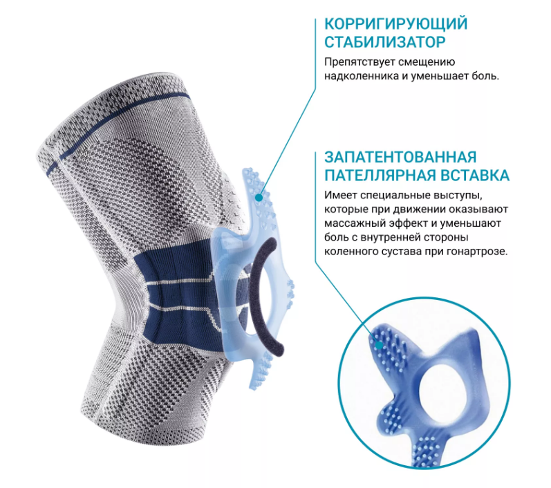 Ортез на коленный сустав 1107 Bauerfeind, умеренная фиксация купить в OrtoMir24