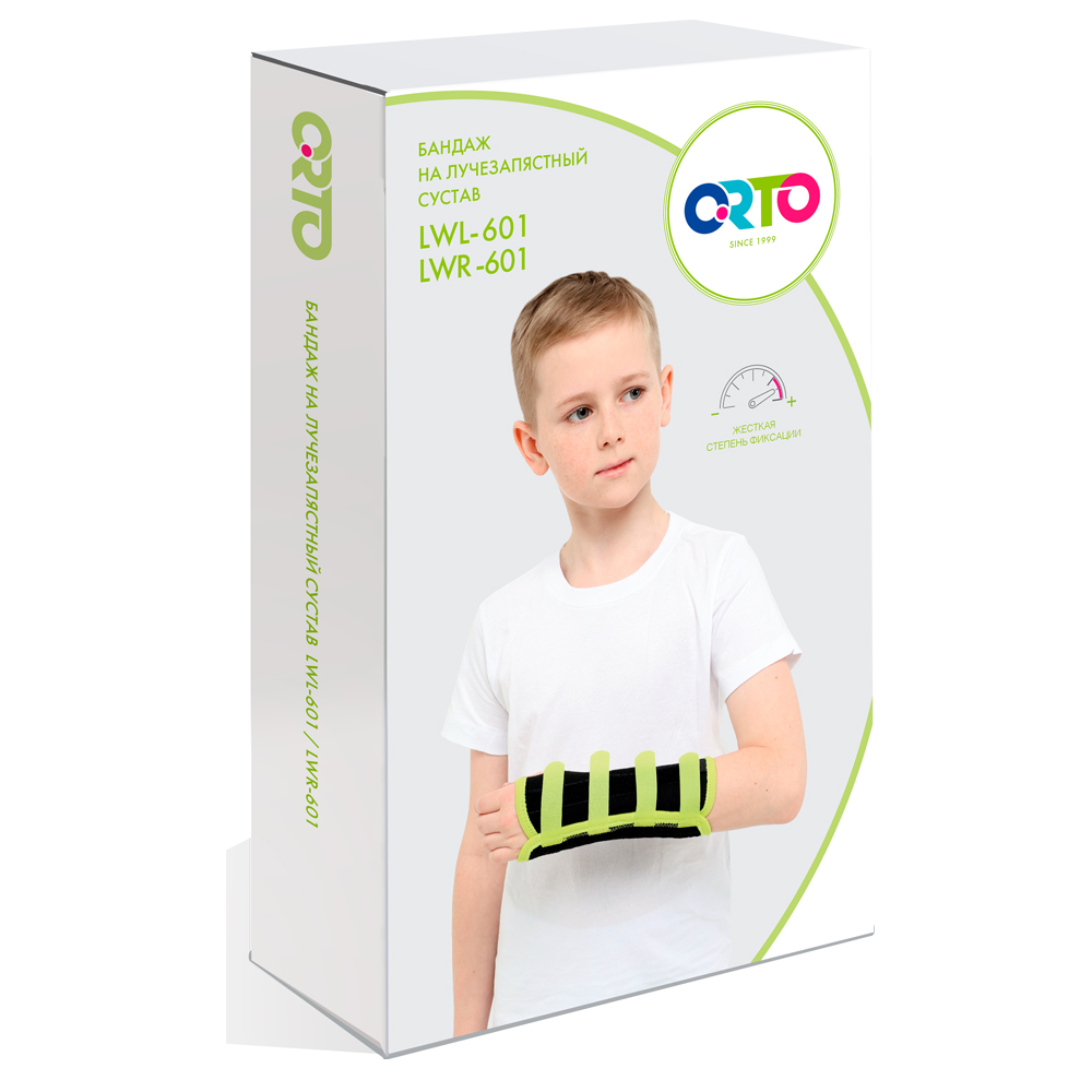 Бандаж лучезапястный LWL-601 дет Orto, сильная фиксация купить в OrtoMir24